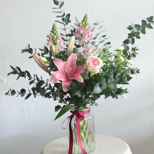 Pink Fleur Vase