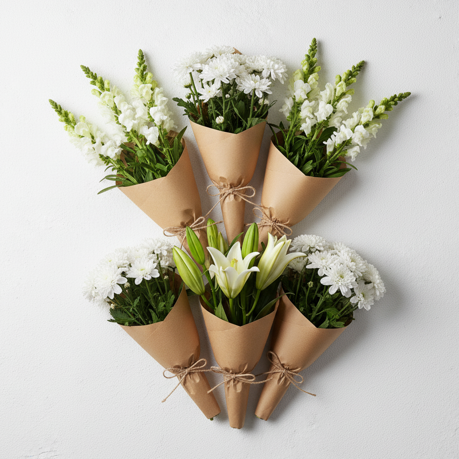 Market Fresh Bunch - White & Green